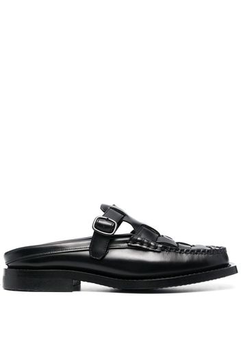 Hereu Bonell leather mules - Nero