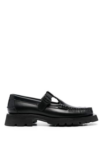 Hereu Alber T-bar leather loafers - Nero