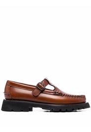 Hereu Alber T-bar loafers - Marrone