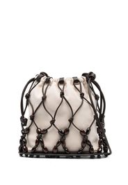 Hereu Bonera bead-embellished crossbody bag - Toni neutri