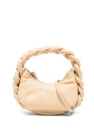 Hereu mini Espiga leather crossbody bag - Toni neutri