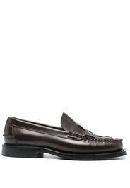 Hereu Nombela woven leather loafers - Marrone