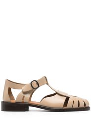 Hereu Pesca leather sandals - Toni neutri