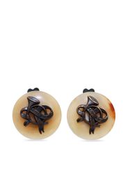 Hermès Pre-Owned Orecchini a clip con motivo Icon - Toni neutri