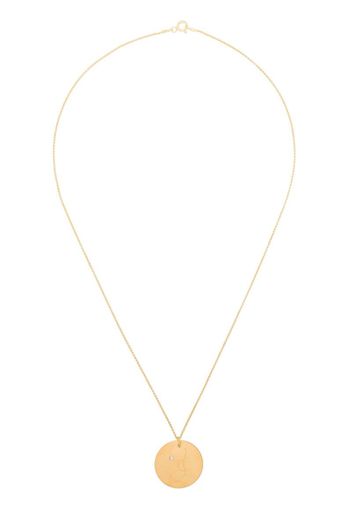 gold-plated Virgo Constellation pendant