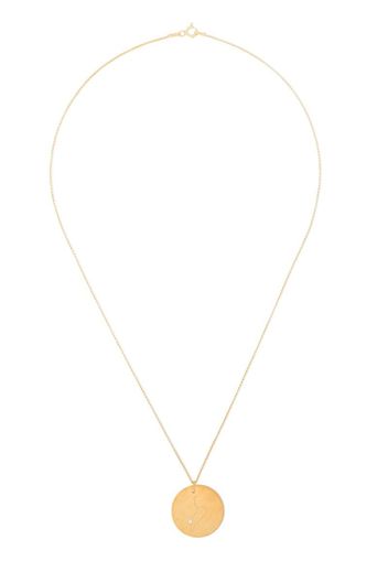 gold-plated Leo Constellation pendant