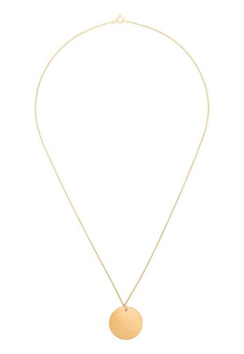 Capricorn 14kt gold-plated necklace