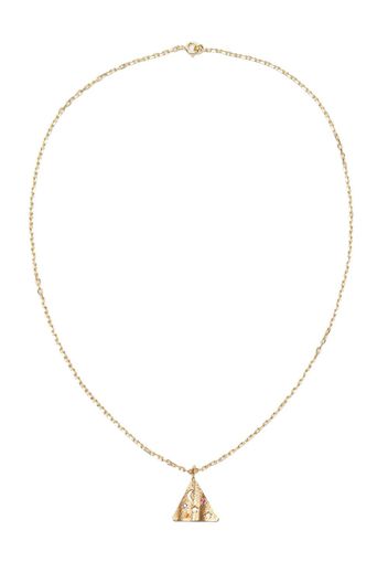 Hermina Athens small Méliès Pyramis pendant necklace - Oro