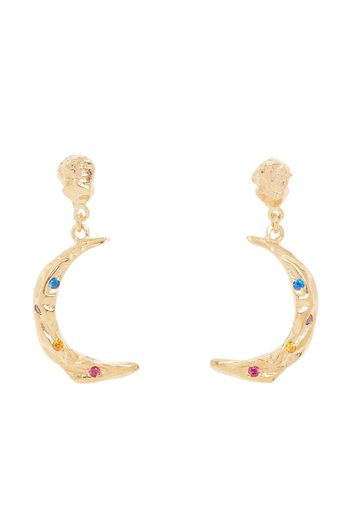 Hermina Athens Méliès Stardust Moon earrings - Oro