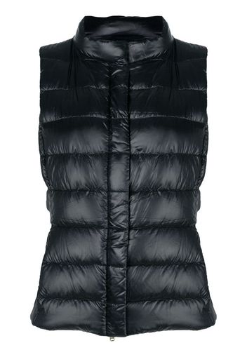 zip quilted gilet