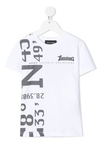 Herno Kids T-shirt con stampa - Bianco