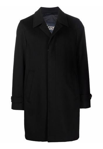 Herno single-breasted wool coat - Nero