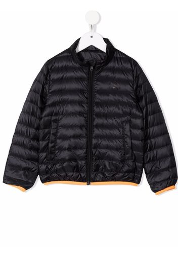 Herno Kids feather-down padded puffer jacket - Nero
