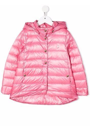 Herno Kids padded hooded coat - Rosa