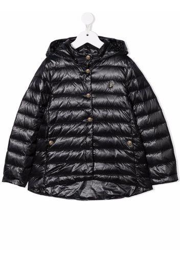 Herno Kids logo padded jacket - Nero