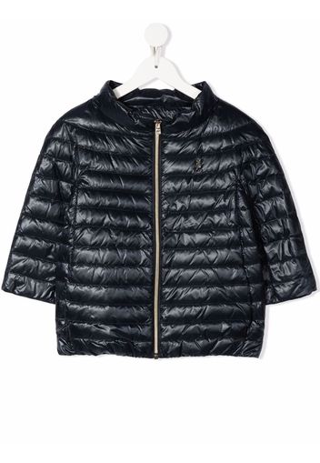 Herno Kids padded zipped coat - Blu