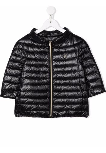 Herno Kids zipped padded coat - Nero