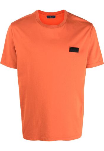 Herno logo-patch T-shirt - Arancione