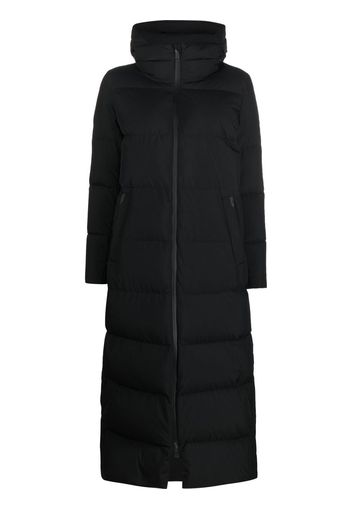 Herno long padded hooded coat - Nero