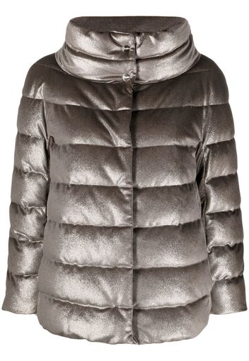 Herno quilted zipped puffer jacket - Grigio