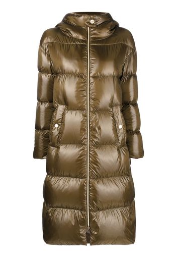 Herno quilted padded zipped coat - Verde