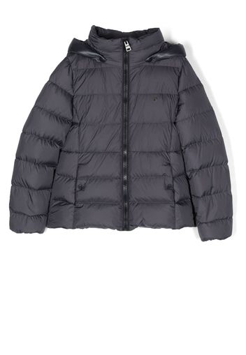 Herno Kids hooded puffer jacket - Blu