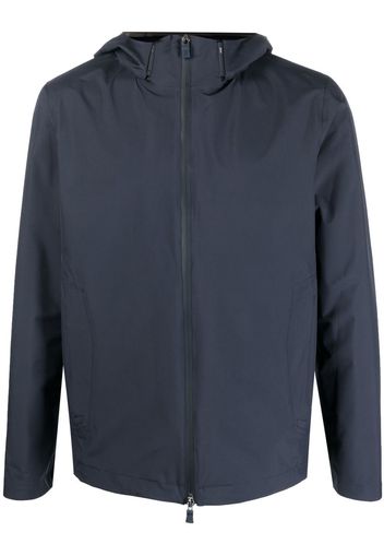 Herno zip-up hooded jacket - Blu