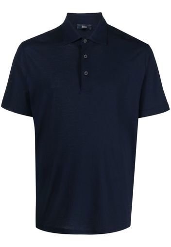 Herno cotton polo shirt - Blu