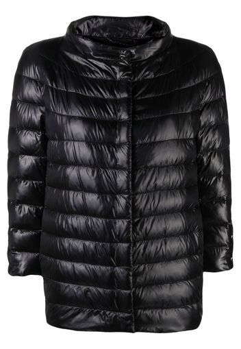 Herno mock-neck quilted puffer jacket - Nero