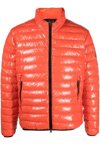 Herno padded gloss bomber jacket - Rosso