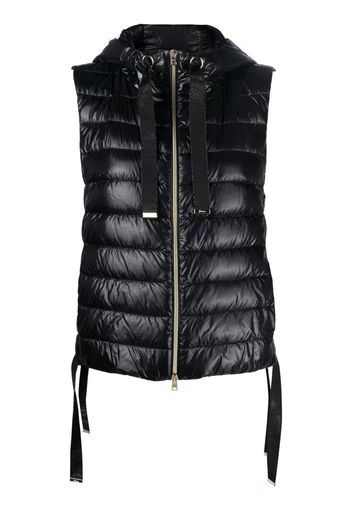 Herno hooded padded gilet - Nero