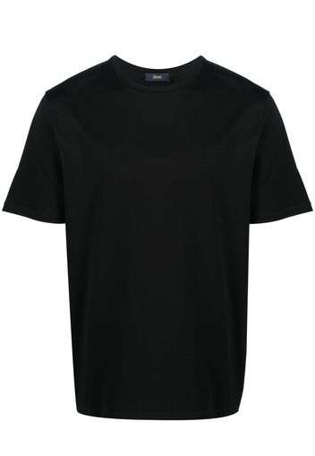 Herno short-sleeve cotton T-shirt - Nero