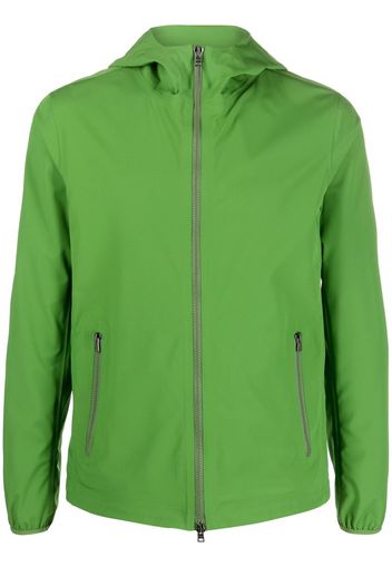 Herno high-neck hooded jacket - Verde