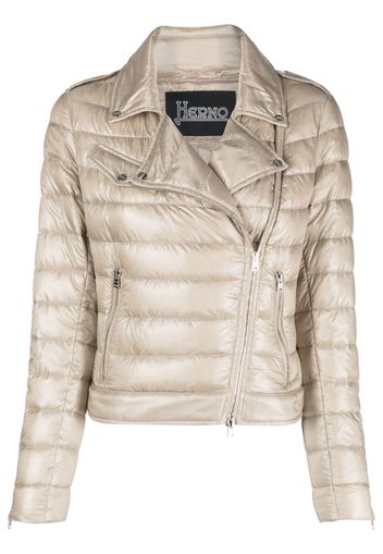 Herno zip-up padded jacket - Toni neutri