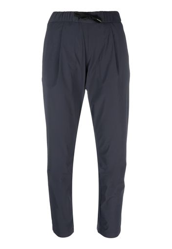 Herno drawstring-tie tapered trousers - Blu