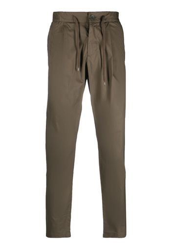 Herno drawstring straight-leg trousers - Verde