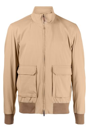 Herno Bomber con zip - Marrone