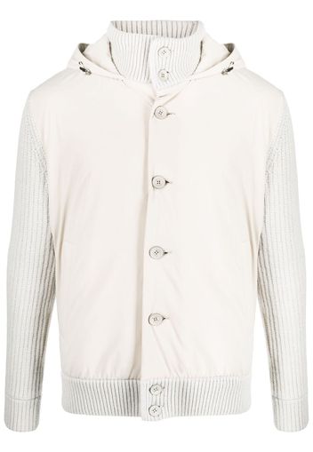 Herno Resort hooded wool jacket - Toni neutri