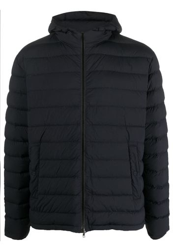 Herno padded-design hooded jacket - Nero