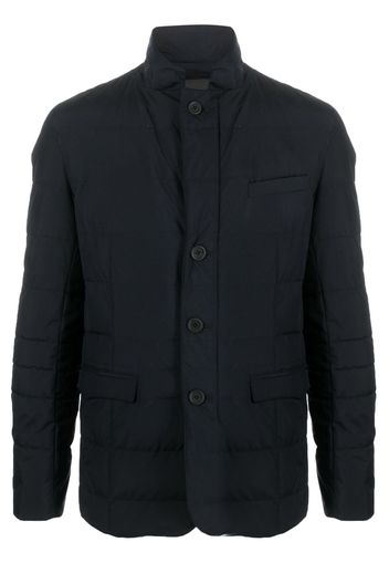 Herno button-up quilted padded jacket - Blu