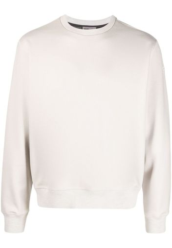 Herno logo-embroidered jersey sweatshirt - Toni neutri