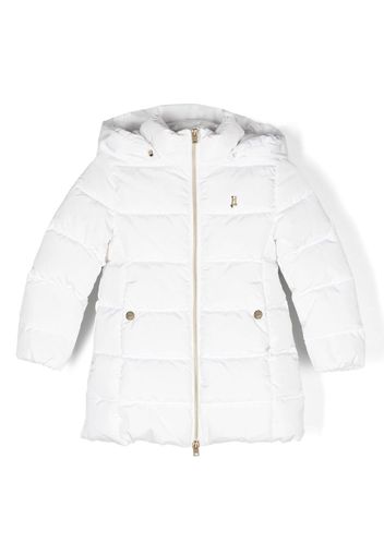 Herno Kids padded hooded jacket - Bianco