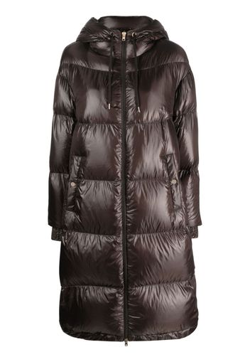 Herno lightweight padded hooded coat - Marrone