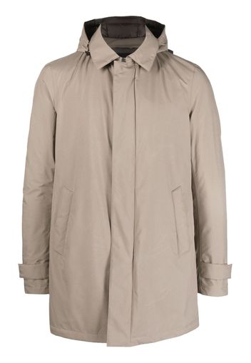Herno detachable-hood padded jacket - Toni neutri