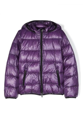 Herno Kids hooded padded jacket - Viola