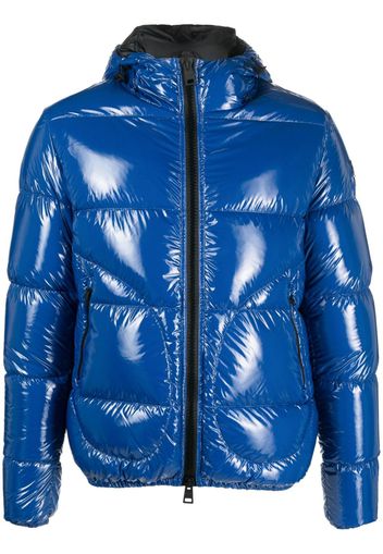 Herno padded hooded down jacket - Blu
