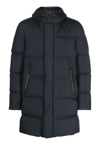 Herno quilted hooded padded coat - Blu