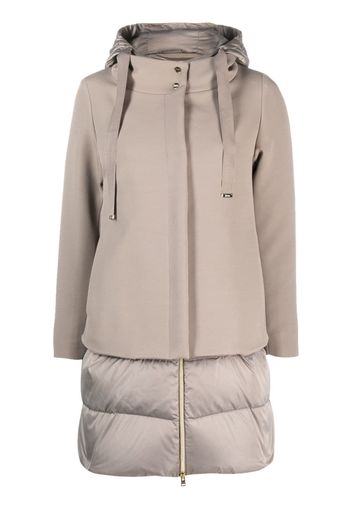 Herno double-layered padded coat - Grigio