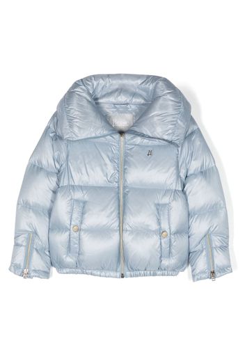 Herno Kids feather down puff jacket - Blu