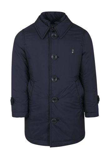 Herno Kids Piumino con logo - Blu